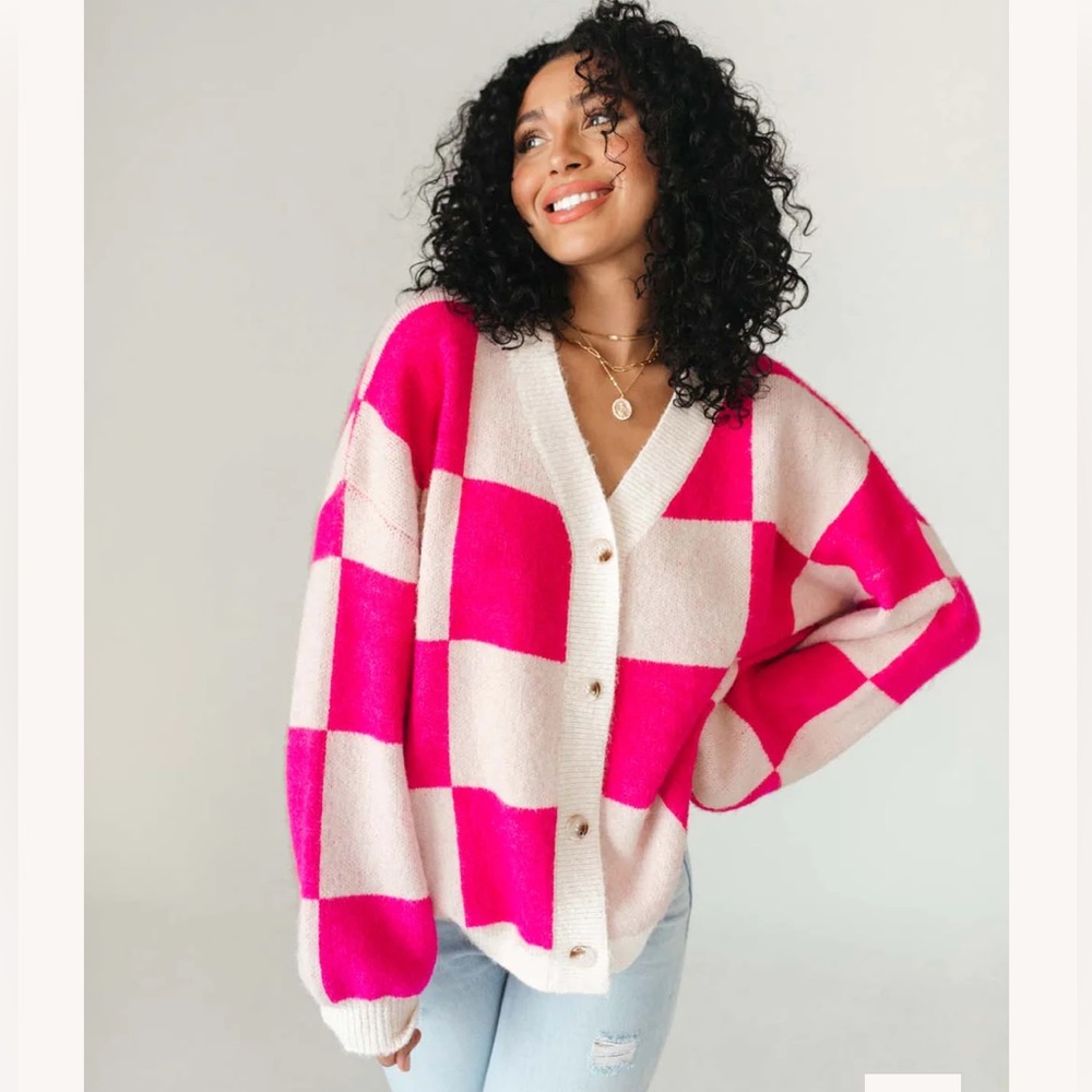 The Post - Wyatt Knitt Button Down - Womens Small